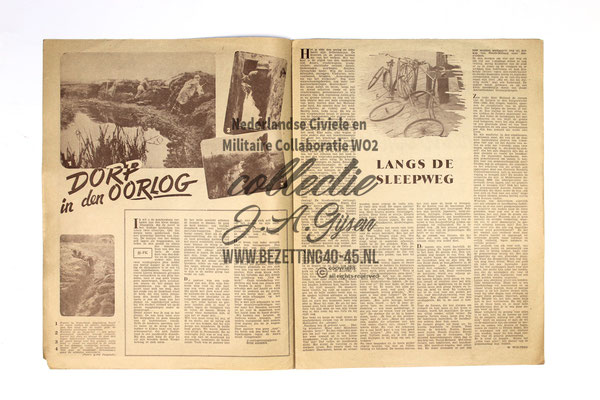 Dutch NSB Magazine Werkend Volk Nr.1 - 20 Januari 1945.