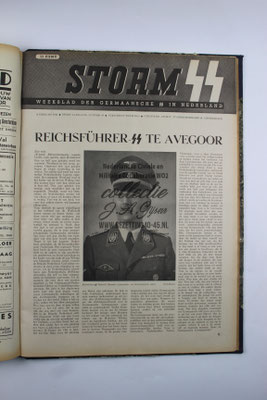 Storm SS Weekblad der Germaansche SS in Nederland Uitgeverij: “Storm” Amsterdam.