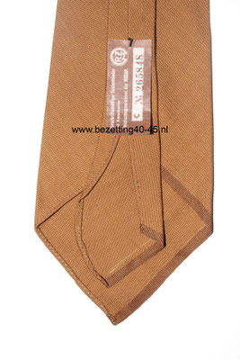 Originele WWII Duitse NSDAP (SA) stropdas met RZM label. / German NSDAP SA tie with RZM tag.