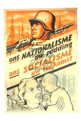 Affiche Ons nationalisme, uw redding. Ons socialisme, uw toekomst.