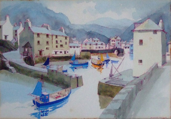 Frederick Cook  'Entering Harbour, Polperro'