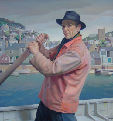 Arthur Hayward 'The Boat Man' - self portrait