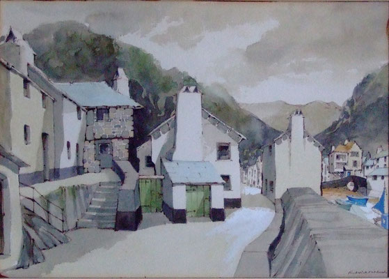 Frederick Cook  'The Smuggler's Cottage and The Three Pilchards Inn, Polperro'