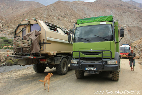 JEAN-LOUIS MIT SEINEM RENAULT LKW