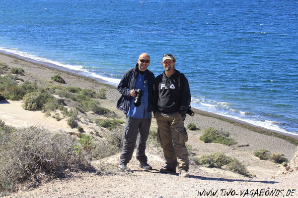 OLAF & RENE AUS CHILE BEIM WHALE-WATCHING