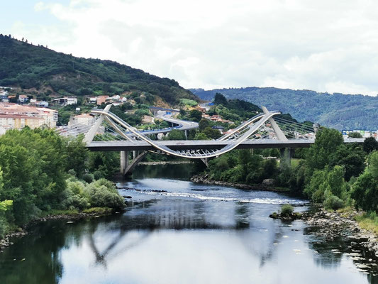 Ourense - Millennium-Brücke/Ponte do Milenio von Álvaro Varela + Juan M. Calvo (2001) 