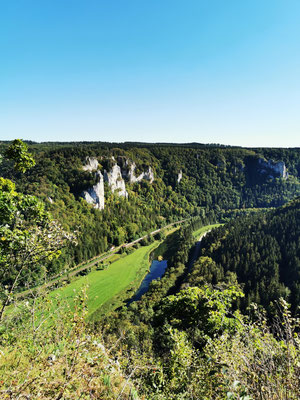 Irndorf - Blick vom Rauhen Stein ins Donautal