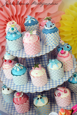 Boîtes à dragées cupcakes