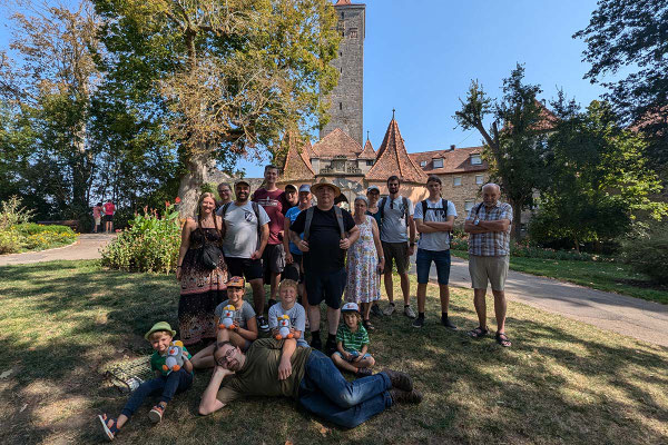 In Rothenburg o. d. Tauber hatten wir unseren Abschluss des tollen Wochenendes. /Foto: extern