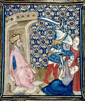 Besançon BM MS.550 Romance of God and His Mother, geschrieben ca. 1400 – 1425