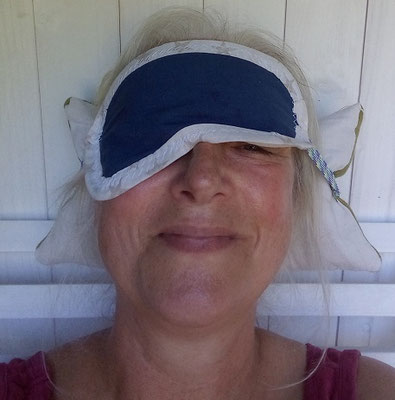 Selfie ohne Blickkontalthab ich nicht hin bekommen, die Maske verdeckt natürlich beide Augen