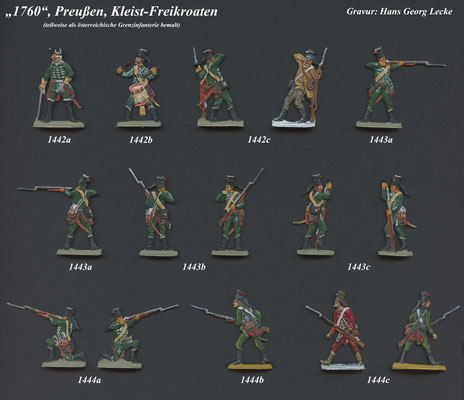 1756-1763 - Preußen - Kleist-Freikroaten - Tafel 1