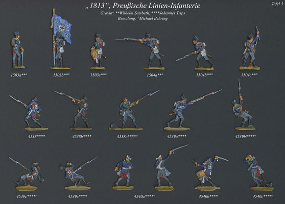 1813 - Preußen - Linieninfanterie - Tafel 3