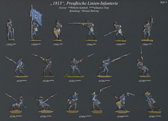 1813 - Preußen - Linieninfanterie - Tafel 3