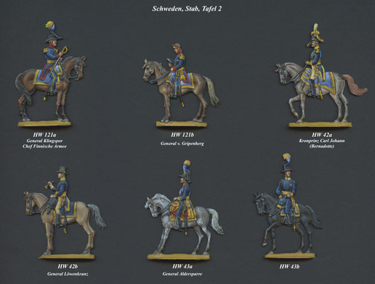 1813 - Schweden - Stab - Tafel 2 - Waibel 