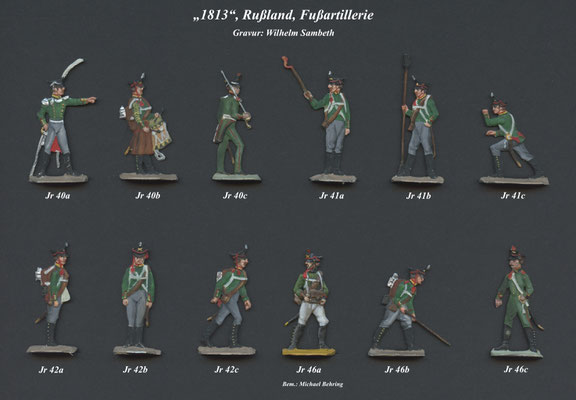 1813 - Russland - Fußartillerie im Feuer - Tafel 1 