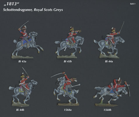 1813 - England - Schottendragoner Royal Scots Greys - Tafel 1 