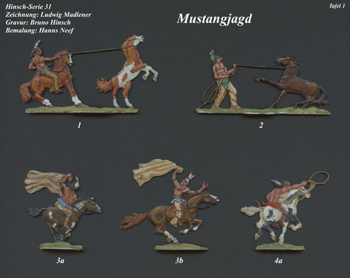 1500-1900 - Amerika - Mustangjagd - Tafel 1 - Hinsch  