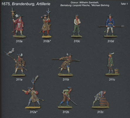 1675 - Brandenburg - Artillerie -Tafel 1
