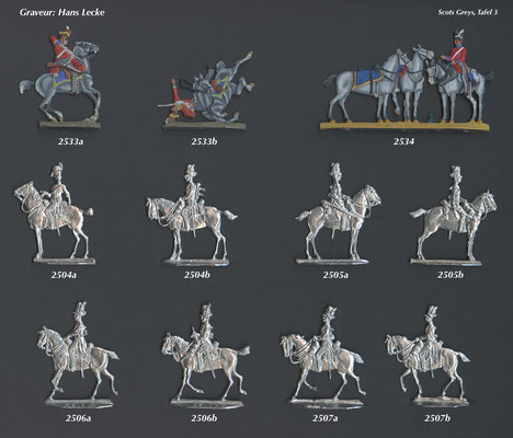 1813 - England - Schottendragoner Royal Scots Greys - Tafel 3