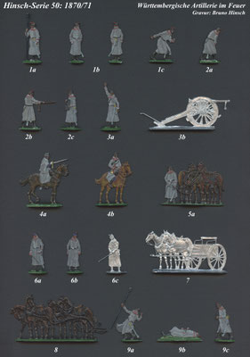 1870-71 - Württembergische Artillerie im Feuer 