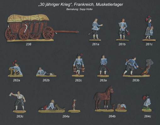 1618-1648 - Frankreich - Musketierlager