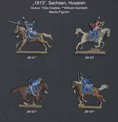 1813 - Sachsen - Husaren - Tafel 1 