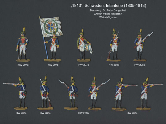 1813 - Schweden - Infanterie - Tafel 1 