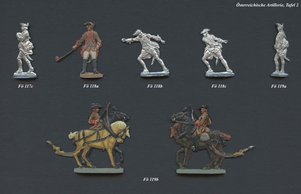1756-1763 - Österreich - Artillerie - Tafel 2
