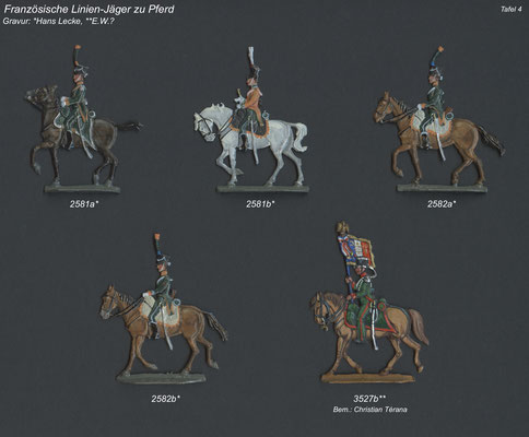 1813 - Frankreich - Linienkavallerie Jäger zu Pferde - Tafel 4