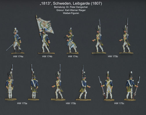 1807 - Schweden - Leibgarde - Tafel 1 - Waibel 