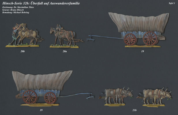 Überfall auf Auswandererfamilie - Tafel 1 