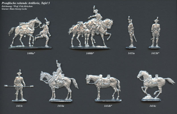1756-1763 - Preußen - reitende Artillerie- Tafel 5