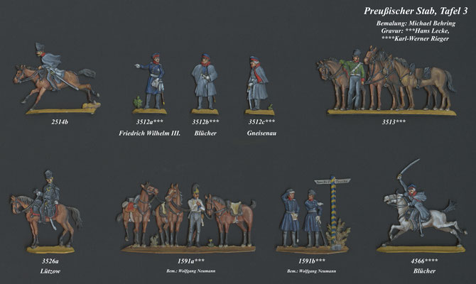 1813 - Preußen - Stab - Tafel 3 