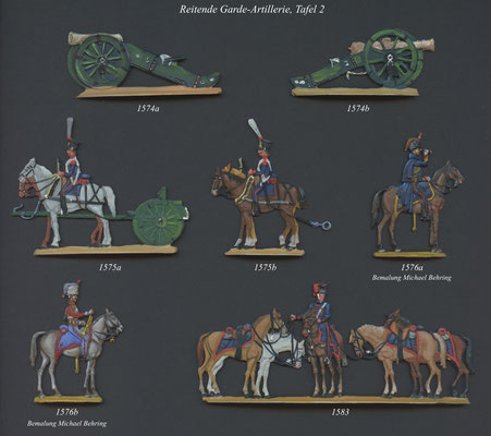 1813 - Frankreich - reitende Garde-Artillerie - Tafel 2