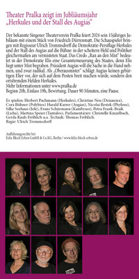 Pralka 2024 Theaterstück Flyer