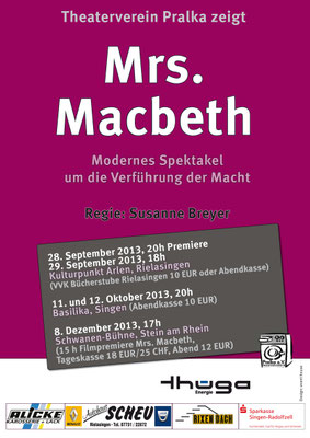 Mrs. Macbeth Theater Pralka