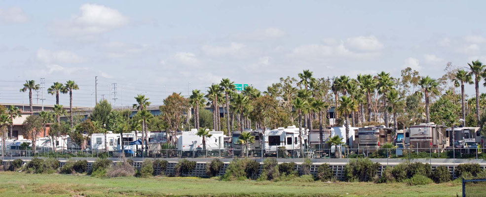 Golden Shore RV Resort, Long Beach