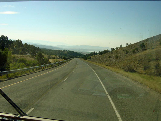 Um 8:30 wieder auf der Interstate 15