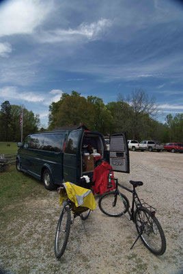 Van von Hans und Herwiga in dem sie während ihrer monatelangen USA-Tour übernachten