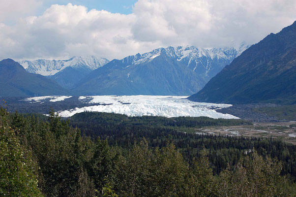 Matanuska Glacier, 45 km lang