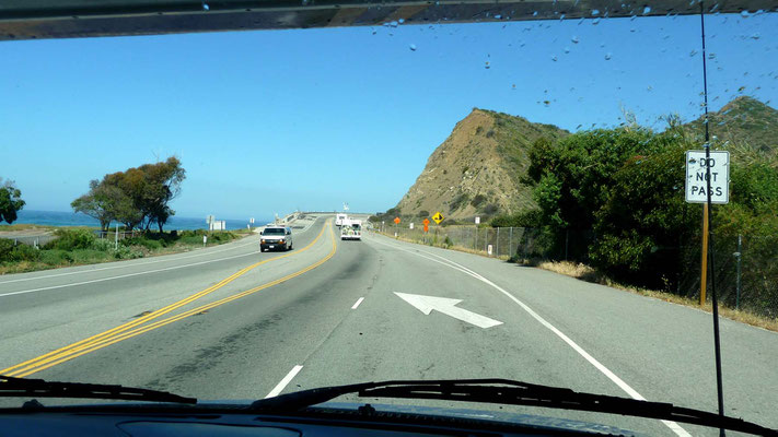 auf dem Pacific Coast Highway