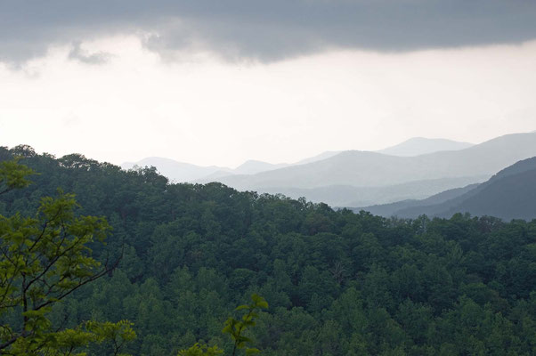  Blick vom Nantahala Overlook, Black Rock Mountain State Park