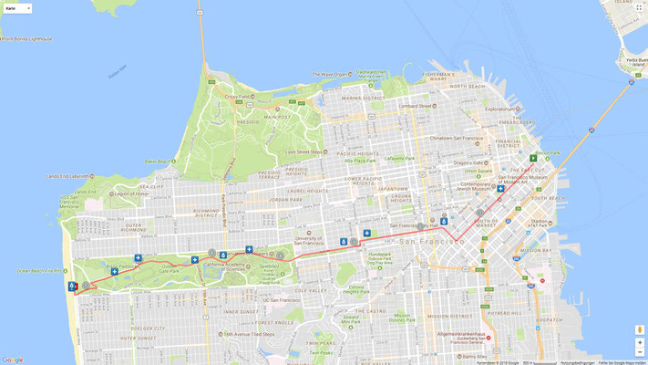 "Bay to Breakers", Volks- und Straßenlauf jeden 15. Mai über 12 km in San Francisco