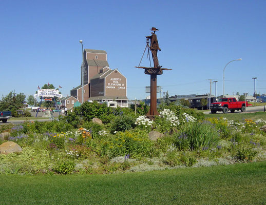 Dawson Creek (Meile 0 des Alaska Highway)