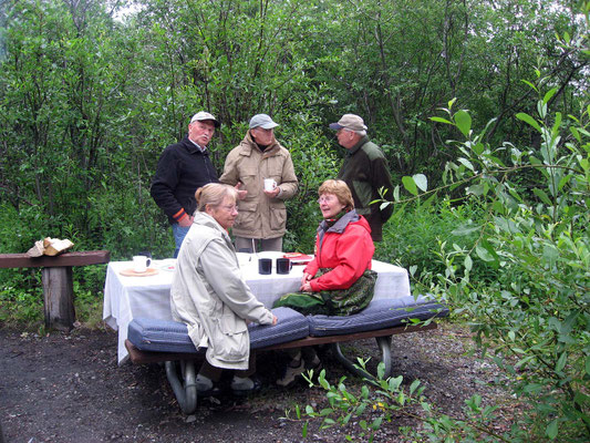 Campground im Matanuska Glacier State Park
