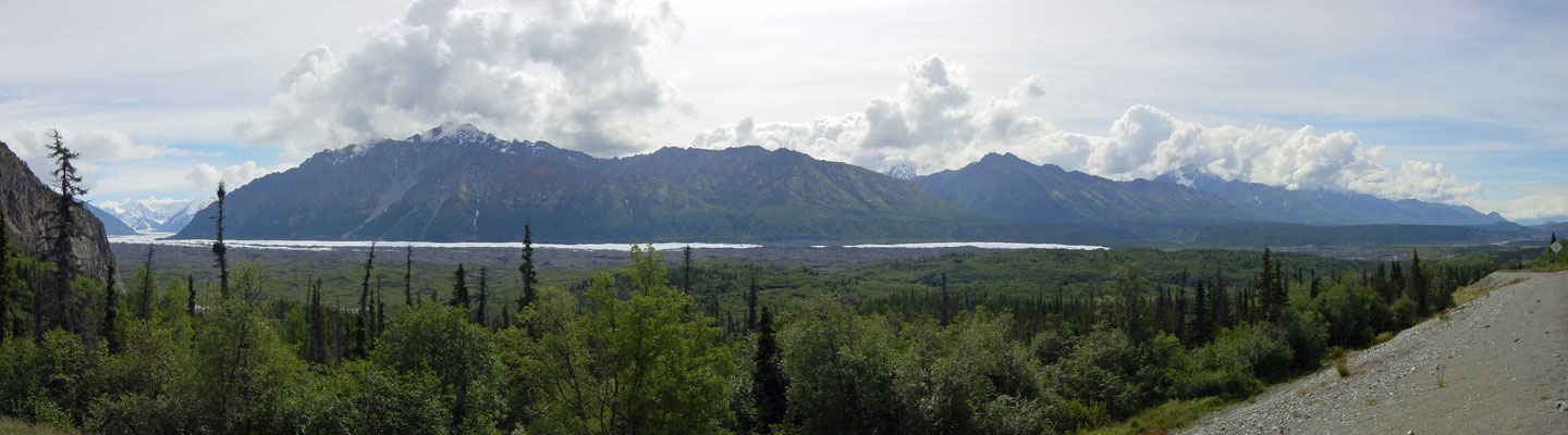 Matanuska Glacier, 45 km lang