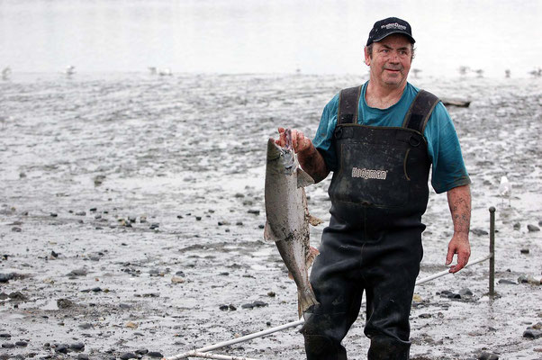 Cook Inlet/Kenai River - Lachsfischer