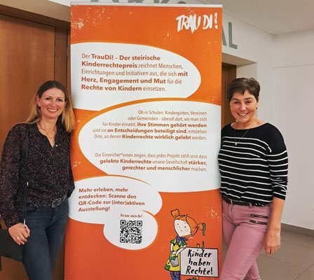 Der Verein Schultüte bei der Gala der Kinderrechte vom Kinderbüro Graz.
