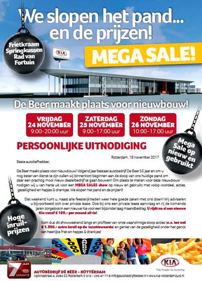 DM - Automotive Sales Event - Autobedrijf De Beer Rotterdam - KIA - 36 verkochte auto's in 1 weekend